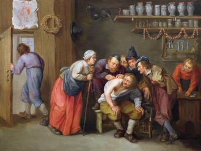 La chirurgia del ciarlatano da Adriaen Rombouts